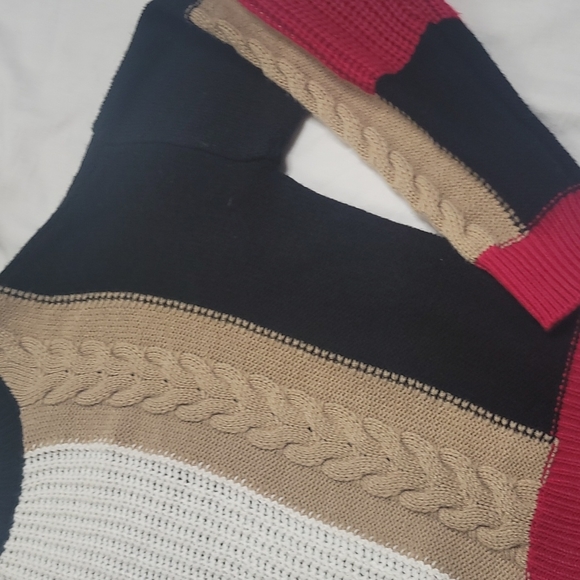 Ten Sixty Sherman color block sweater sz XL - Picture 5 of 11